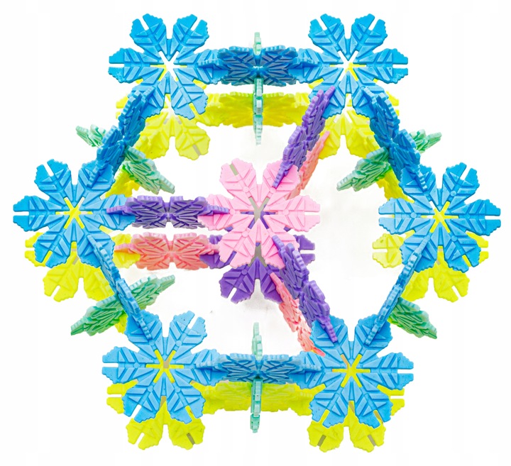 Klocki Konstrukcyjne Rzepy Płatki Śniegu 2500 elem