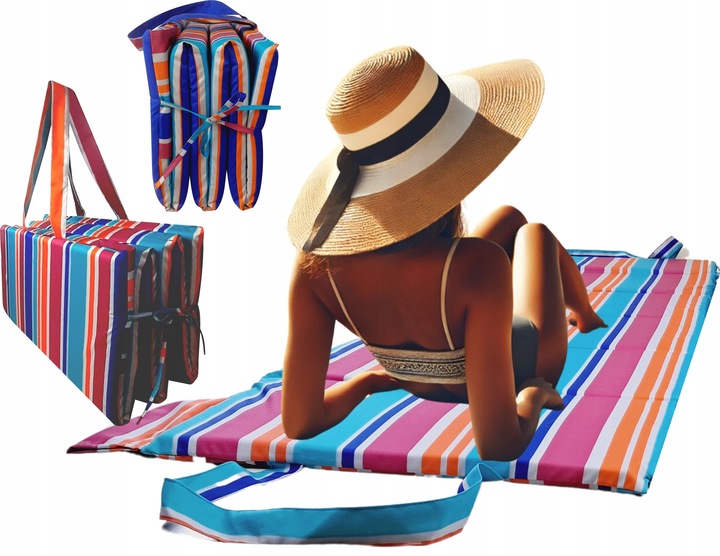 MATA NA PLAŻE KAMIENISTE, MATA PLAŻOWA GRUBA, MATA DO CHORWACJI 180x60x3cm