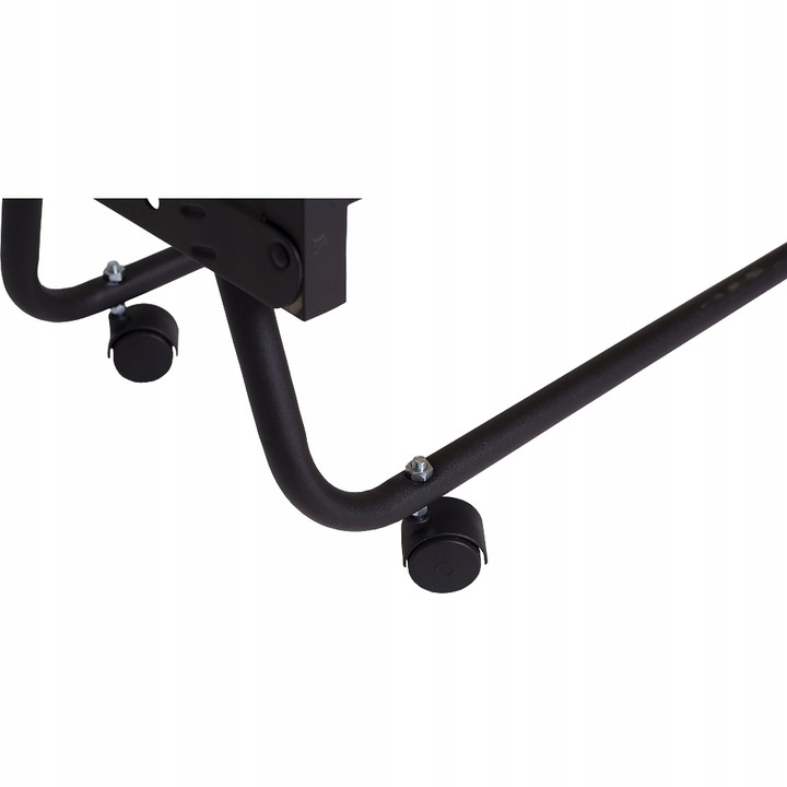 Łóżko polowe turystyczne składane 200 cm x 80 cm biały