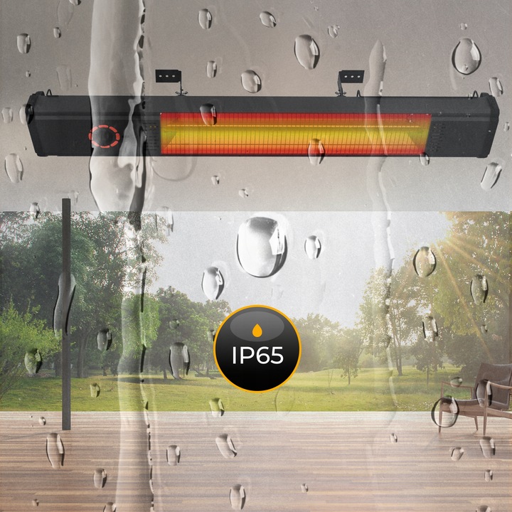 2w1 Promiennik podczerwieni ciepła tarasowy TOR 8 poziomów 2000W pilot