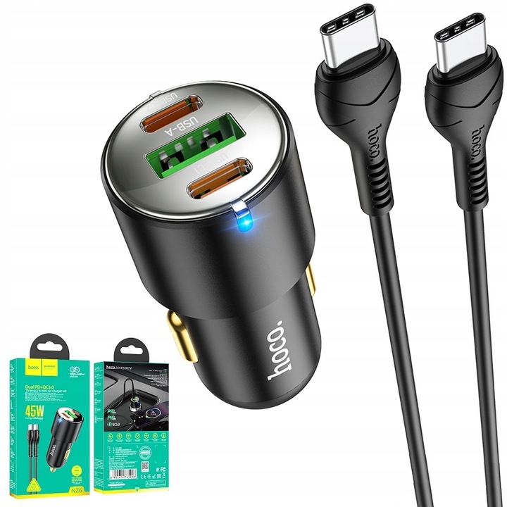 Szybka ładowarka USB Typ Typu C USB-C PD 30W do iPhone 15 Plus Pro Max iPad