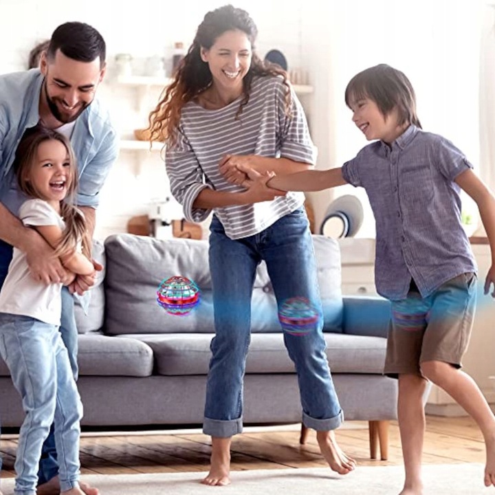 LATAJĄCA KULA UFO PIŁKA ZABAWKA STEROWANA RĘKĄ DŁONIĄ USB PILOT KOSMOKULA