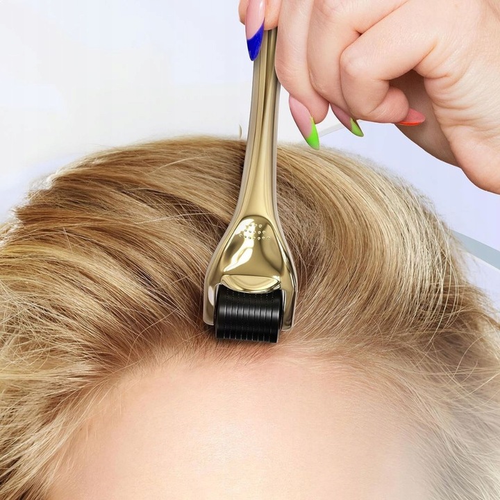 DERMA ROLLER WAŁEK MASAŻER DO MASAŻU CIAŁA TWARZY ROLOWANIA MEZOTERAPII 3x