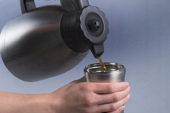 Kubek termiczny ZOJIRUSHI SM-YAF, 480 ml Srebrny Termos na Herbatę do Pracy