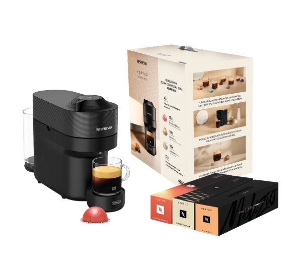 Ekspres kapsułkowy do kawy DeLonghi Nespresso Vertuo Pop ENV90B 1260W