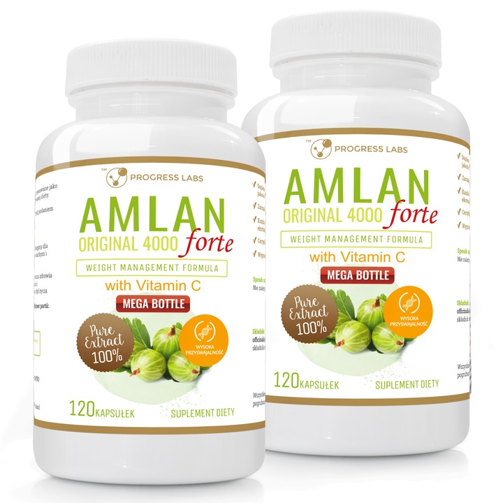 Amlan Forte Max Plus 4000mg Agrest Indyjski 2x120k