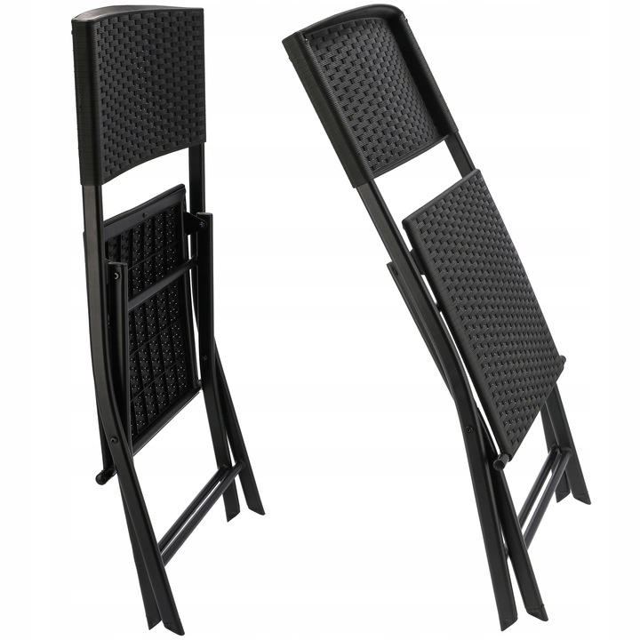 MEBLE NA BALKON OGRÓD TARAS składane komplet ZESTAW Stół 2 krzesła