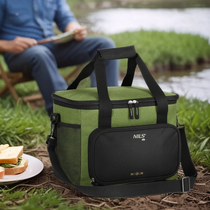 Torba Termiczna Plażowa Z Izolacją Na Jedzenie Turystyczna Na Plażę NILS