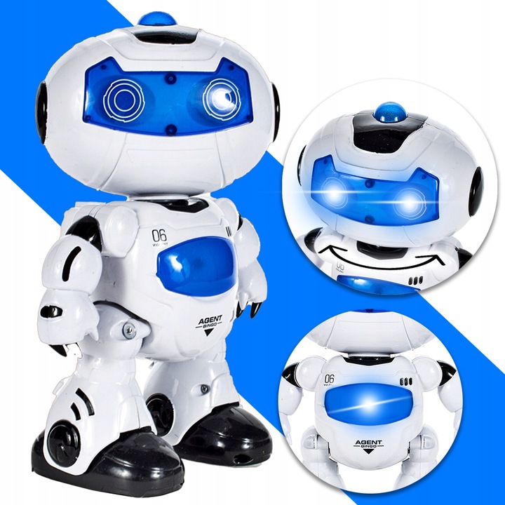 ROBOT NA PILOTA Zdalnie Sterowany AGENT WOWEE WILO RC NA BATERIE DLA DZIECI