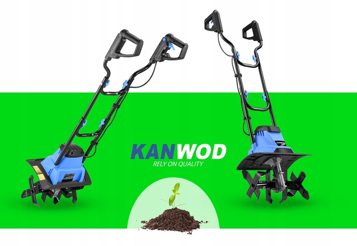 GLEBOGRYZARKA ELEKTRYCZNA MOCNY KULTYWATOR GIGANT 36CM DO ZBITEJ GLEBY