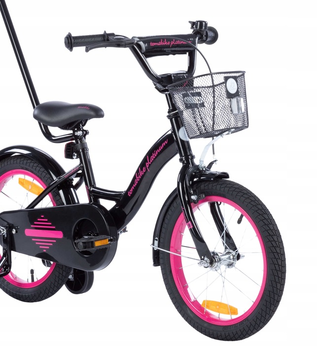 rower rowerek TOMABIKE 16 cali Platinum prowadnik