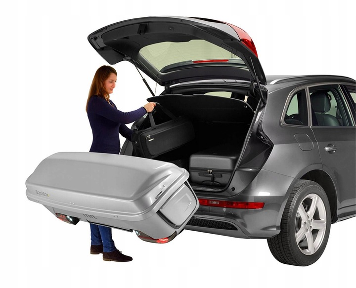 MFT BackBox adapter do przewozu nart srebrny