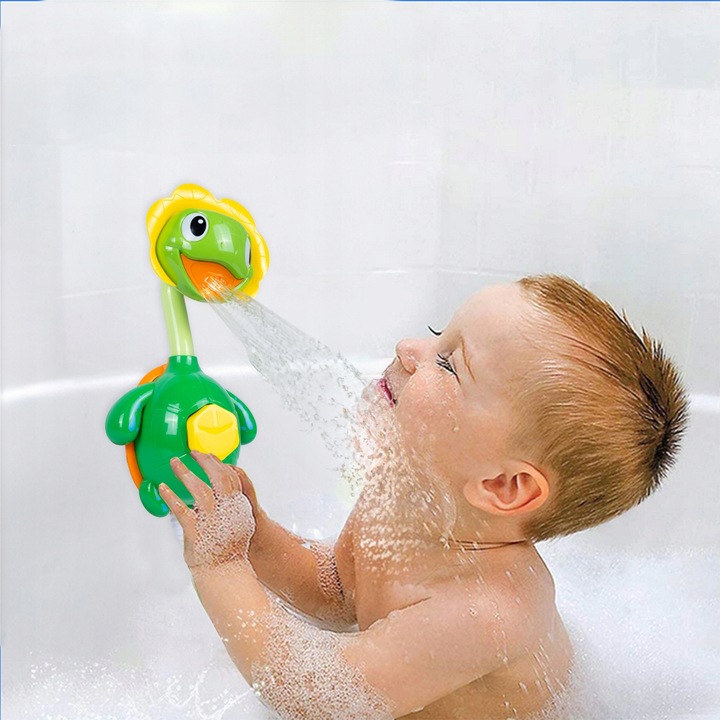 PRYSZNIC FONTANNA ŻÓŁW ŻÓŁWIK DO KĄPIELI DO WANNY DO WODY DLA DZIECI