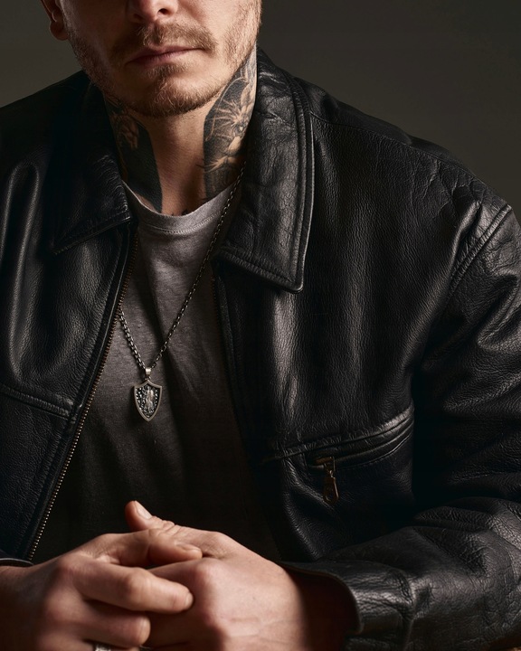 ŁAŃCUSZEK SREBRNY MĘSKI 925 NASZYJNIK - splot KOTWICZNY 55