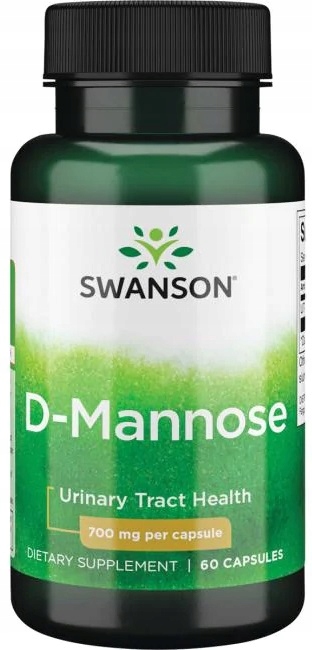 SWANSON D-MANNOSE 700MG 60K DROGI MOCZOWE