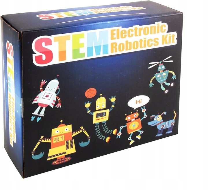 ZESTAW MAŁY ELEKTRONIK EKSPERYMENTY ZABAWKA ROBOT SAMOCHÓD ELEKTRYK NAUKA