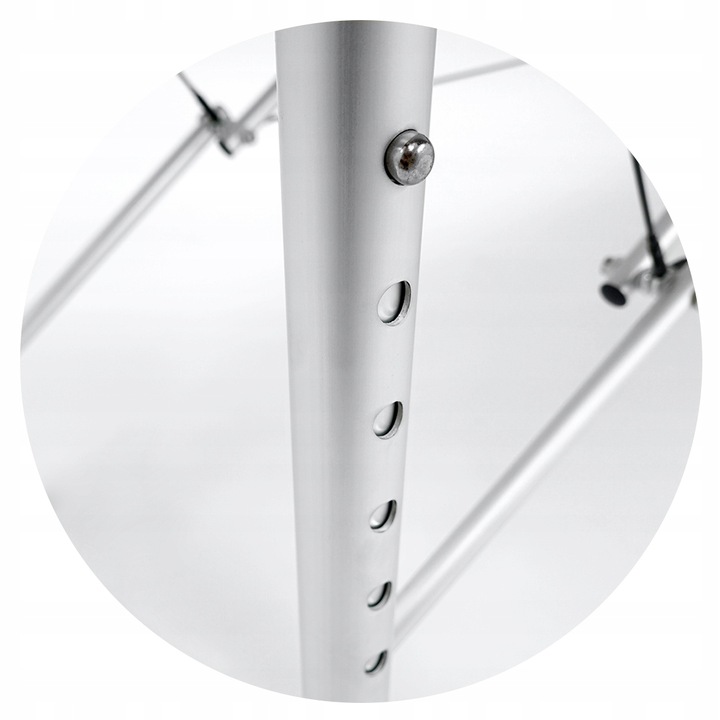 Łóżko Stół Masażu Składany Przenośny Aluminiowy 3 Segmentowy Leżanka