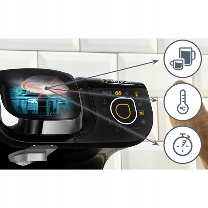 Ekspres kapsułkowy Bosch Tassimo My Way 2 TAS6502 Czarny