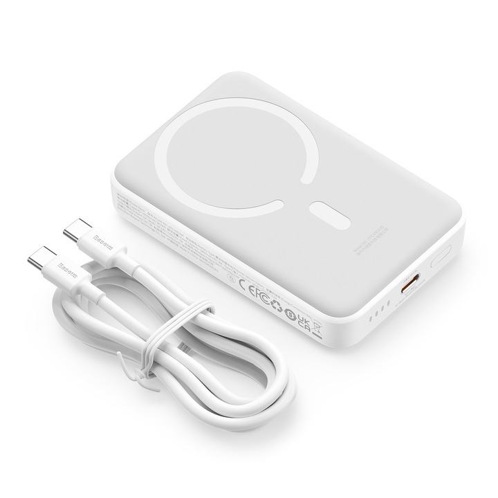 BASEUS POWERBANK MAGNETYCZNY ŁADOWANIE INDUKCYJNE MAGSAFE 10000MAH 20W