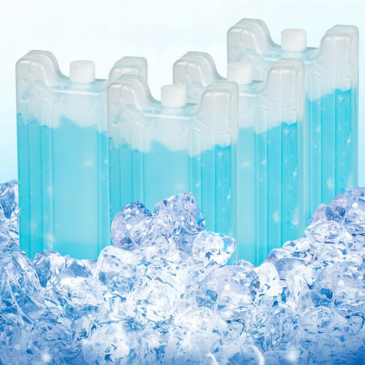 10x DUŻY WKŁAD MROŻĄCY CHŁODZĄCY ŻELOWY DO LODÓWKI TURYSTYCZNEJ 400ml 400G