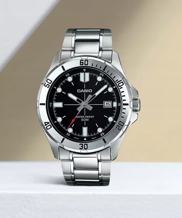 ZEGAREK MĘSKI CASIO MTP-VD01D-1EV + BOX +GRAWER