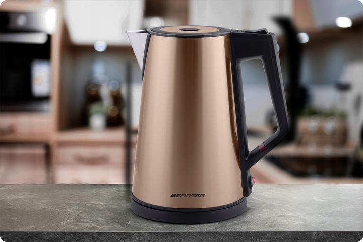 CZAJNIK ELEKTRYCZNY BEZPRZEWODOWY MODNY 1,7L BERDSEN 2200W