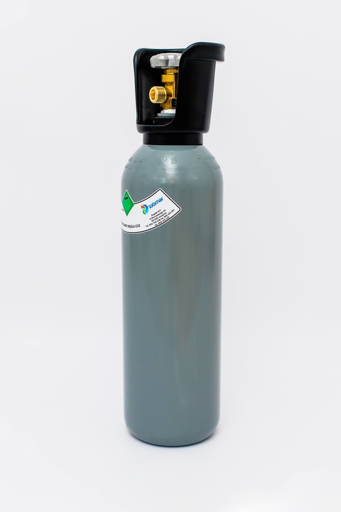 Nowa Lekka Pełna Butla Butle 5L CO2 DWUTLENEK WĘGLA SPOŻYWCZY AKWARIUM