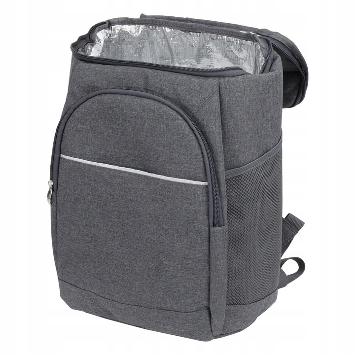 Plecak termiczny 14 L turystyczny kemping piknik szary