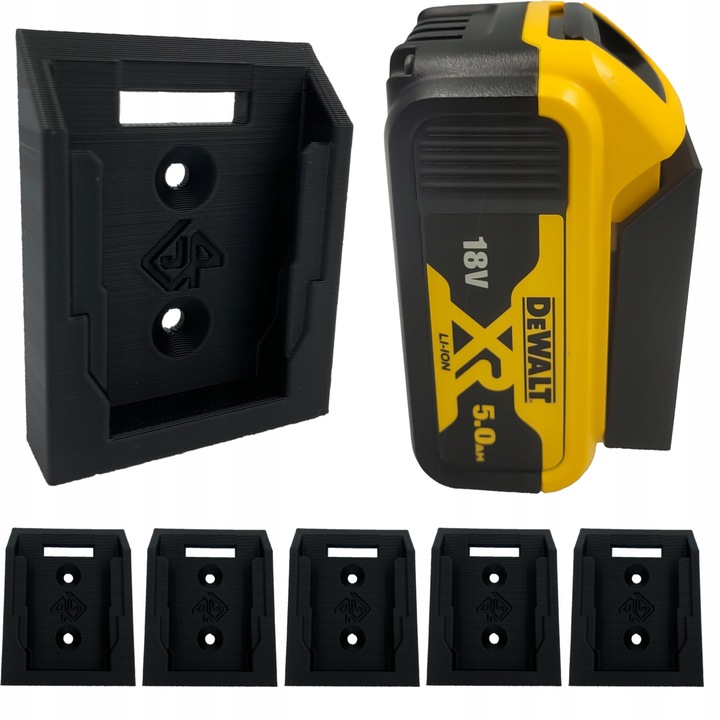 P4U 6x Uchwyt na baterie Dewalt XR 18V 54V click