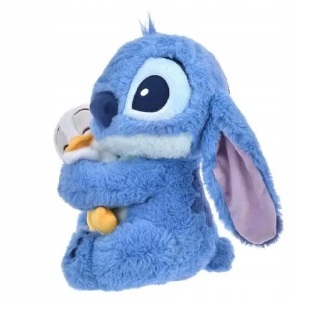 WIELKA PRZYTULANKA STICH I LILO PLUSZOWA 2W1 Z KACZKĄ MIŚ 35cm