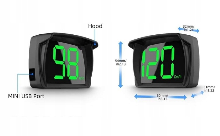 Y03 prędkościomierz samochodowa wyświetlacz typu Head Up uniwersalny