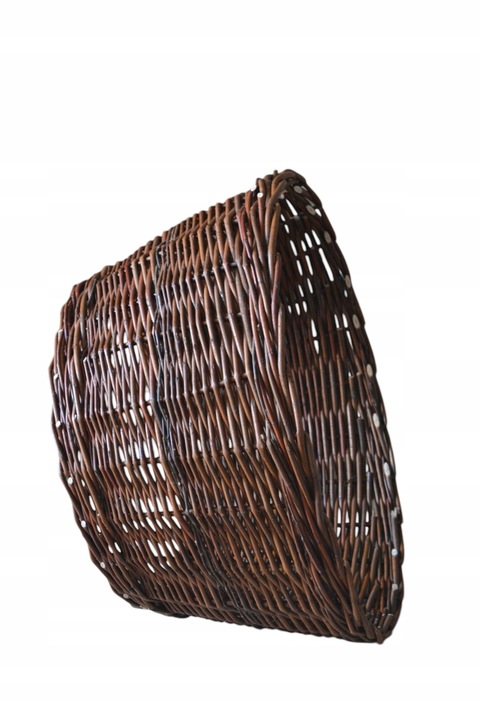 OSŁONA NA STOJAK POD CHIONKĘ WIKLINOWA FI 60 cm , KOSZ POD CHOINKĘ BRĄZOWY