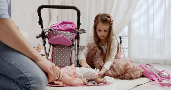 Doris WÓZEK DLA LALEK 3w1 głęboki spacerowy TORBA TOREBKA przewijak