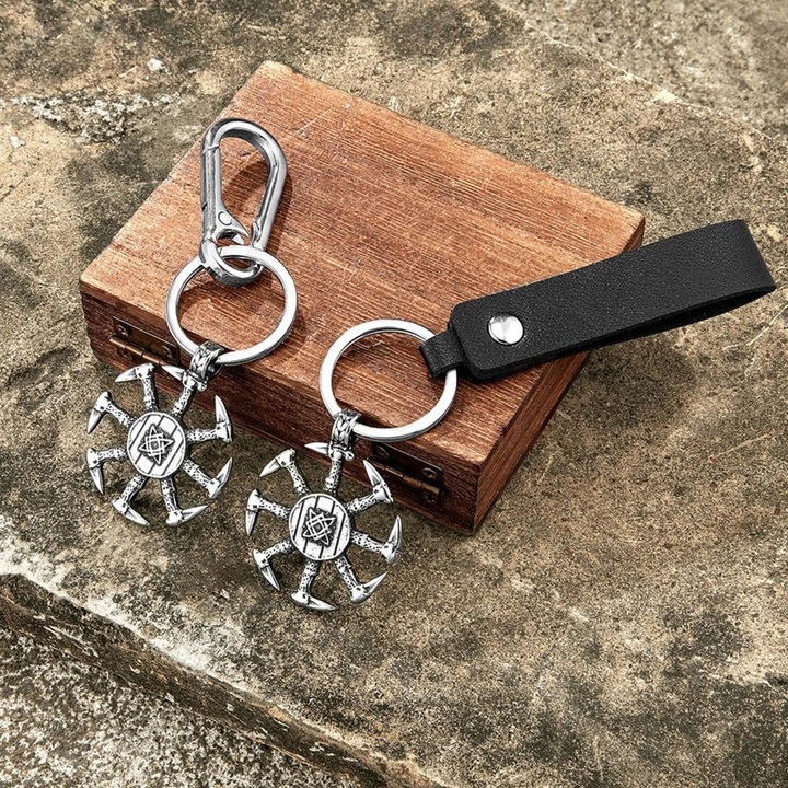 Brelok do Kluczy Symbol Słowiański, Stal Chirurgiczna