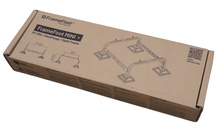 PODSTAWA REGULOWANA POD POMPĘ CIEPŁA 360 kg STOJAK FRAME FOOT FF-755