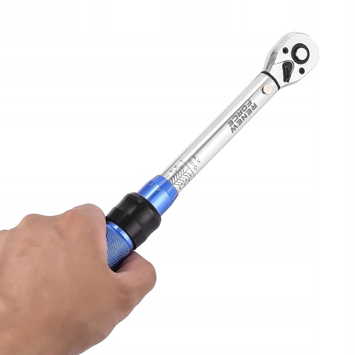 MOCNY Klucz Dynamometryczny z Blokadą Skala 1-2" 10-60nm Etui WYSOKA JAKOŚĆ