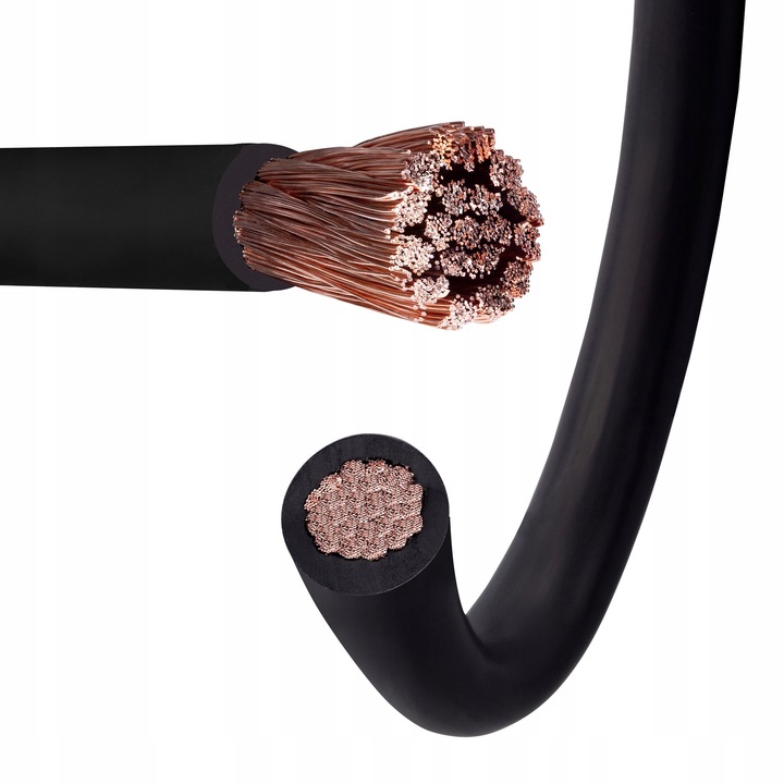 Kabel przewód spawalniczy OnS OS 70mm2 H01N2-D 100V masowy gumowy MIEDŹ