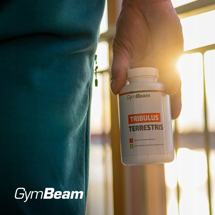 TRIBULUS TERRESTRIS BOOSTER TESTOSTERONU SIŁA MOC MIĘŚNIE - GymBeam 120 tab