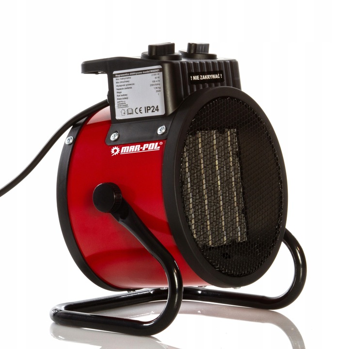 NAGRZEWNICA ELEKTRYCZNA 2000W OGRZEWACZ WENTYLATOR TERMOWENTYLATOR FARELKA