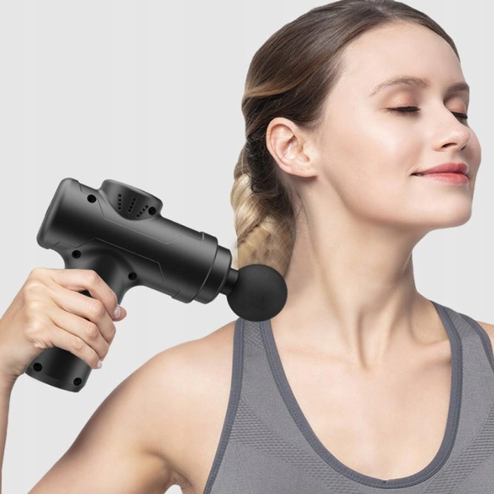 PISTOLET DO MASAŻU MASAŻER DO PLECÓW MIĘŚNI CIAŁA Z WYŚWIETLACZEM LCD
