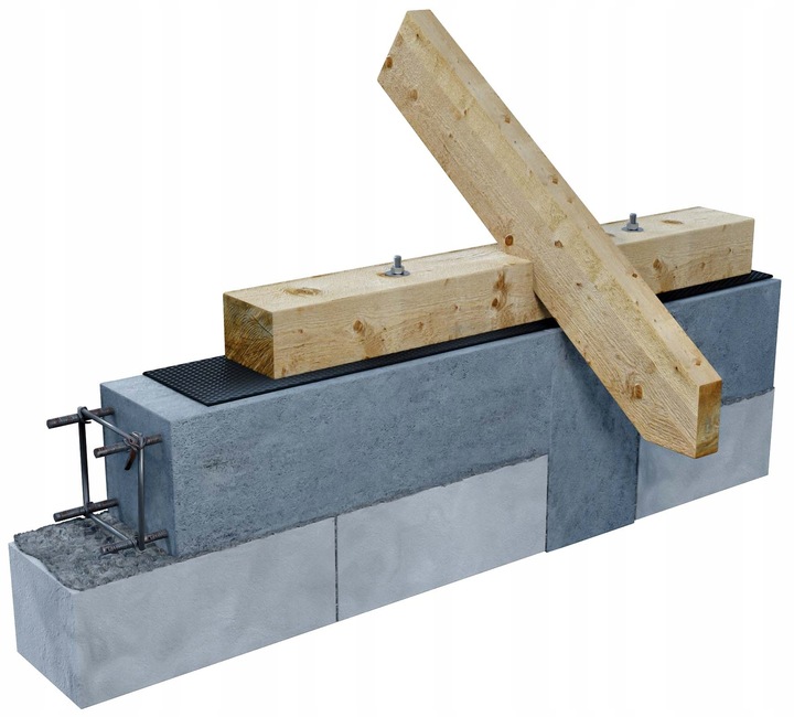 FOLIA FUNDAMENTOWA 1mm IZOLACJA POZIOMA FUNDAMENTÓW MURU EUROVENT 30cm 30m