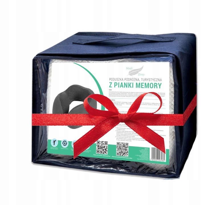 PODUSZKA PODRÓŻNA TURYSTYCZNA NA SZYJĘ ZAGŁÓWEK DO SAMOCHODU MEMORY MEDI