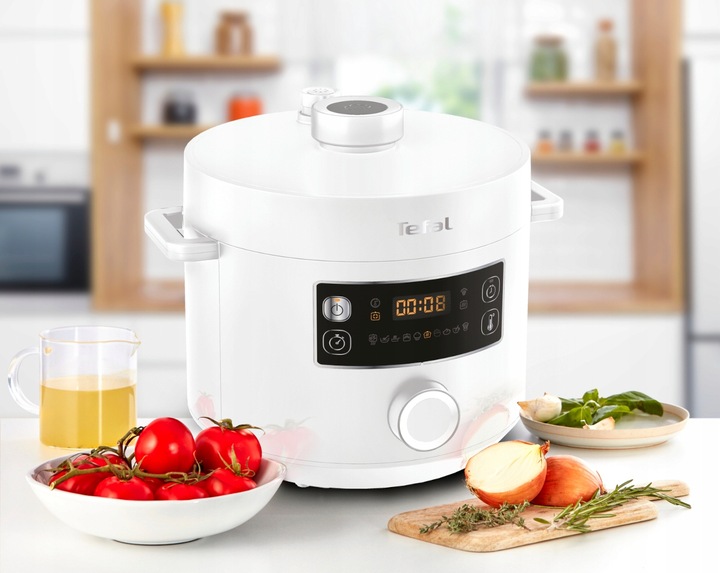 Multicooker TEFAL Turbo Cuisine CY754130 biały 5 L