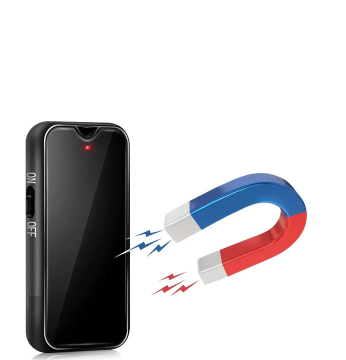 DYKTAFON SZPIEGOWSKI MINI CYFROWY PODSŁUCH MAŁY PENDRIVE 64GB BRELOK MAGNES