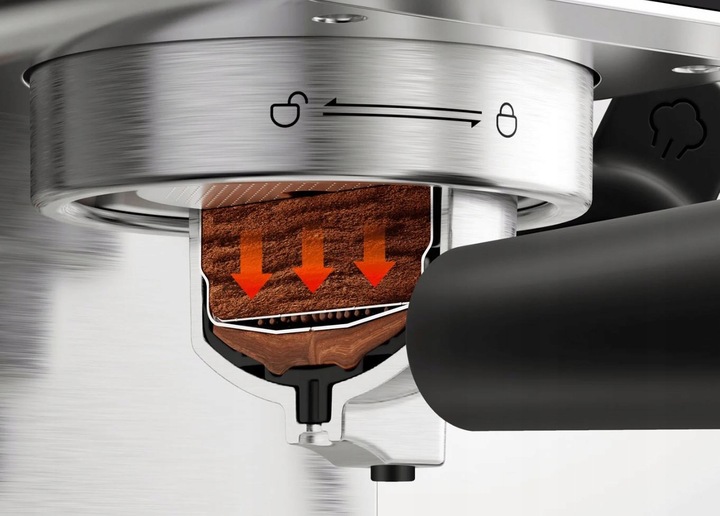 Ekspres ciśnieniowy do kawy Xiaomi Ekspres Semi-Automatic|1350W| Srebrny |