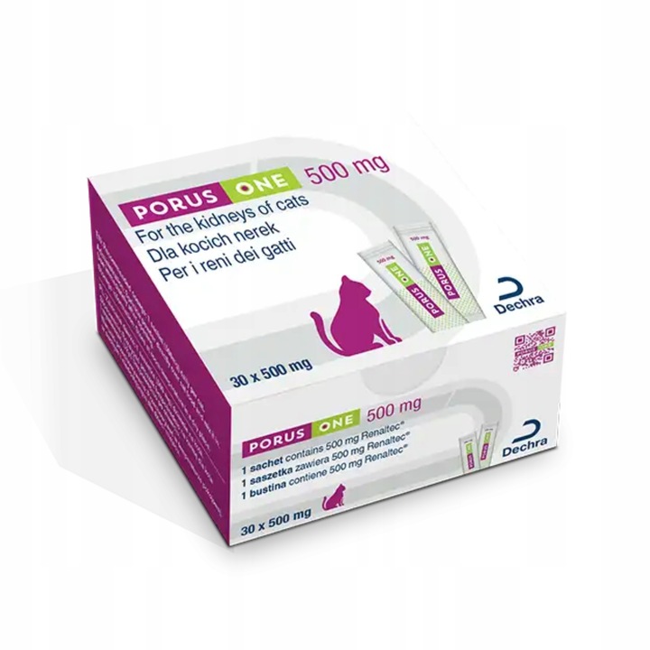 Dechra Porus One dla kota na nerki 30x500 mg