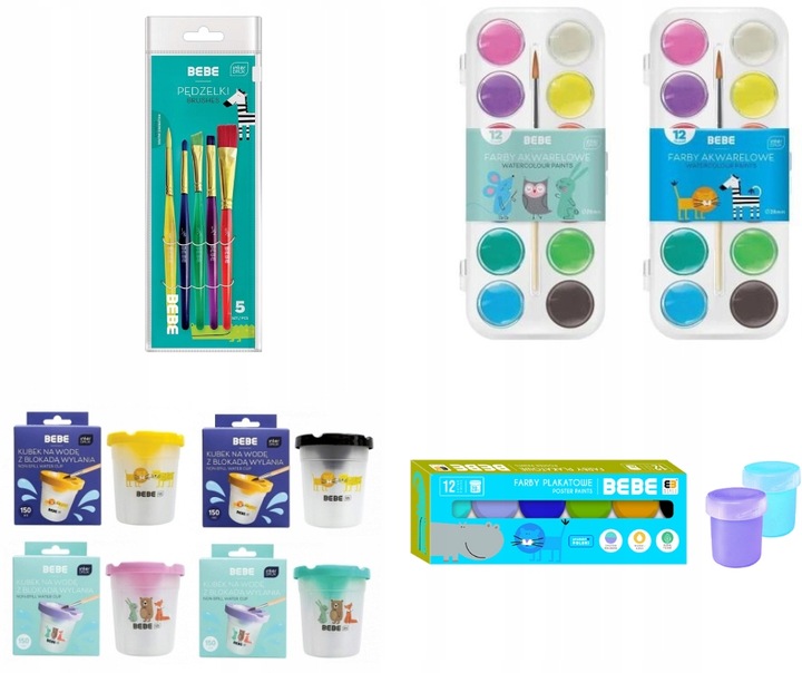 duża WYPRAWKA SZKOLNA ZESTAW DLA KLAS 1-3 Interdruk, 22 elementów 1 GRATIS