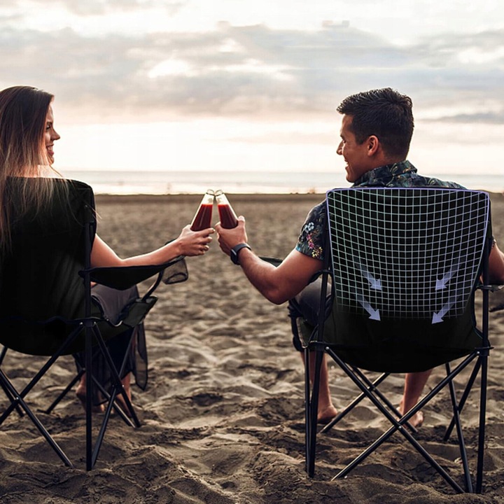 KRZESŁO KEMPINGOWE LEKKIE SKŁADANE KRZESŁO WĘDKARSKIE DLA PLAŻOWE WĘDRÓWKI