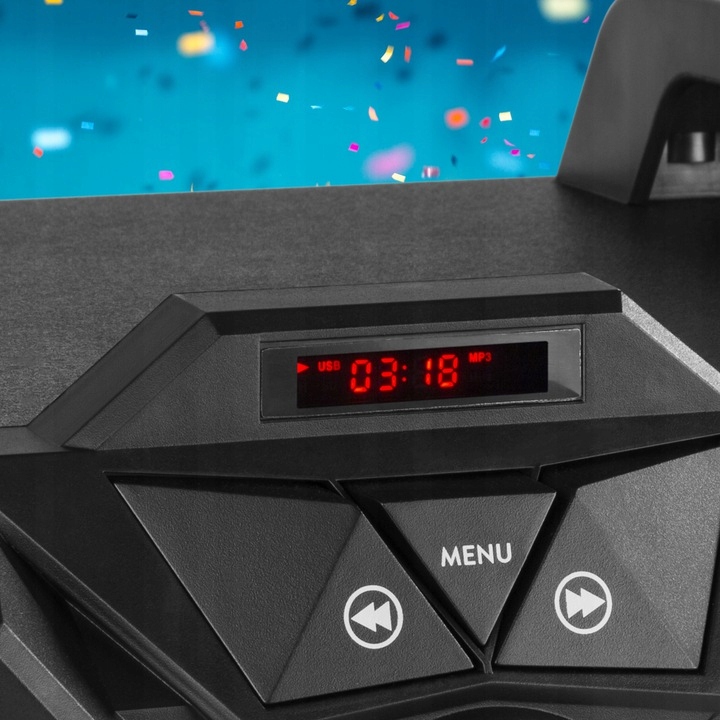 Głośnik bluetooth BOOMBOX BT SD USB AUX akumulator