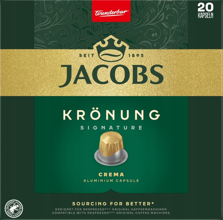 Jacobs kapsułki do NESPRESSO(r)* Kronung Crema 20